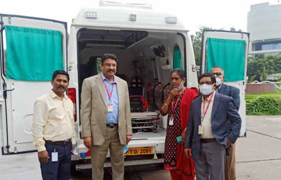 Spencer at Ambulance Launch